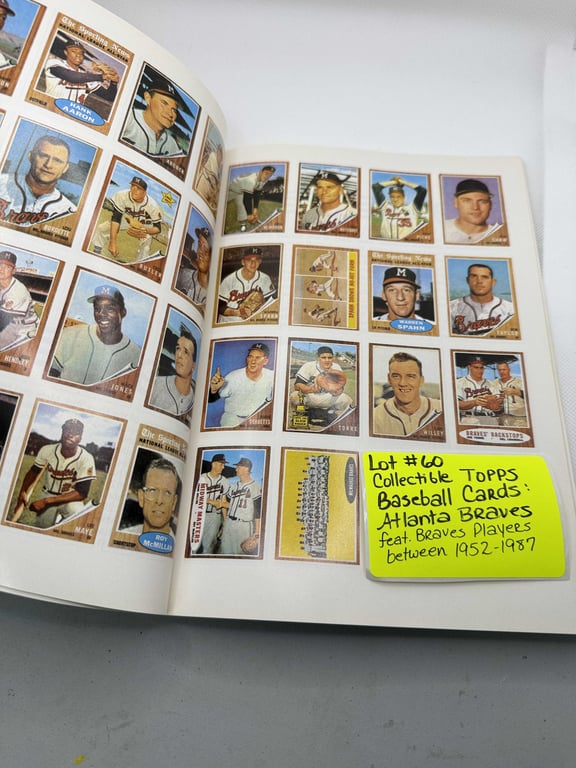 COLLECTIBLE "TOPPS BASEBALL CARDS :  ATLANTA BRAVES" BOOK - Image 2