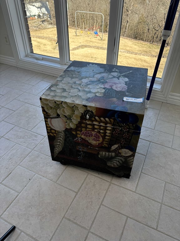 Fruit Painted Storage Box