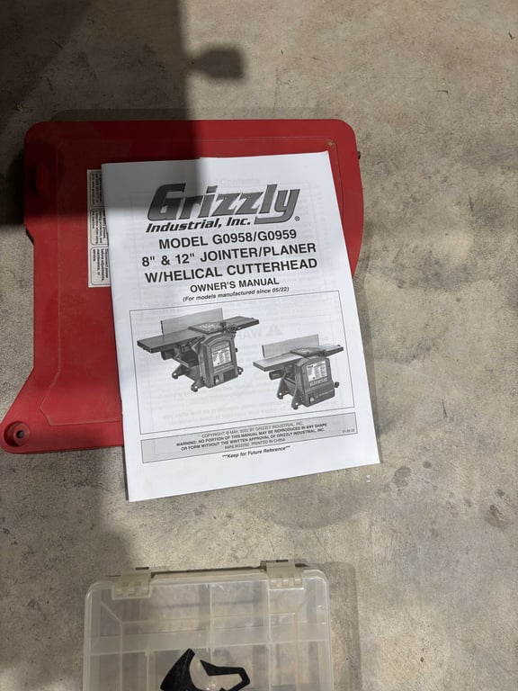 Grizzly 12" Jointer/Planer - Image 4