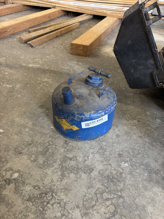 Blue Americas Best Metal Gas Can