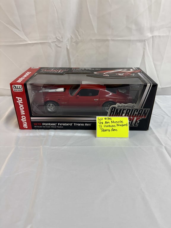 1:18 AM. MUSCLE 72 PONTIAC FIREBIRD TRANS AM