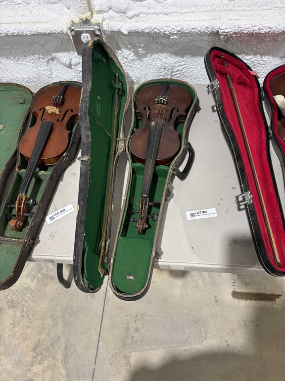 Vintage Fiddle and Black Case