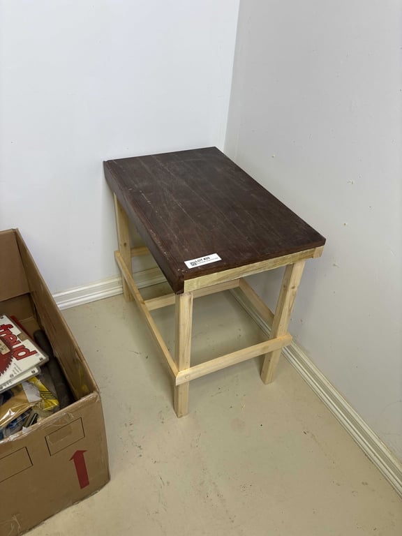 Hand Made Wood End Table