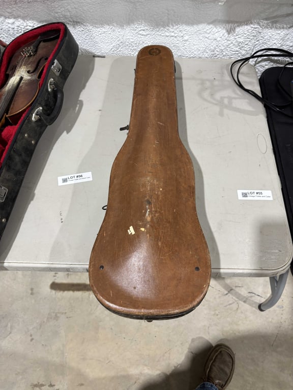 Vintage Fiddle and Case - Image 5