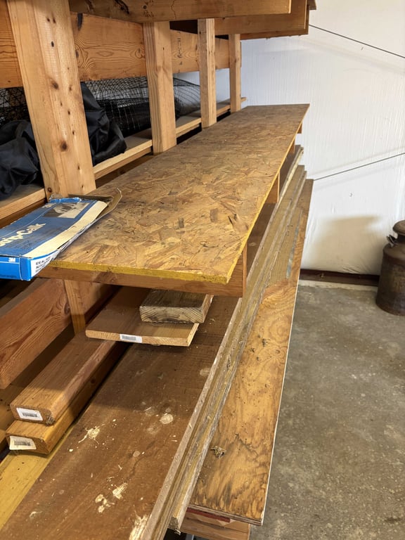 Misc Lumber and Cart on Casters - Image 8