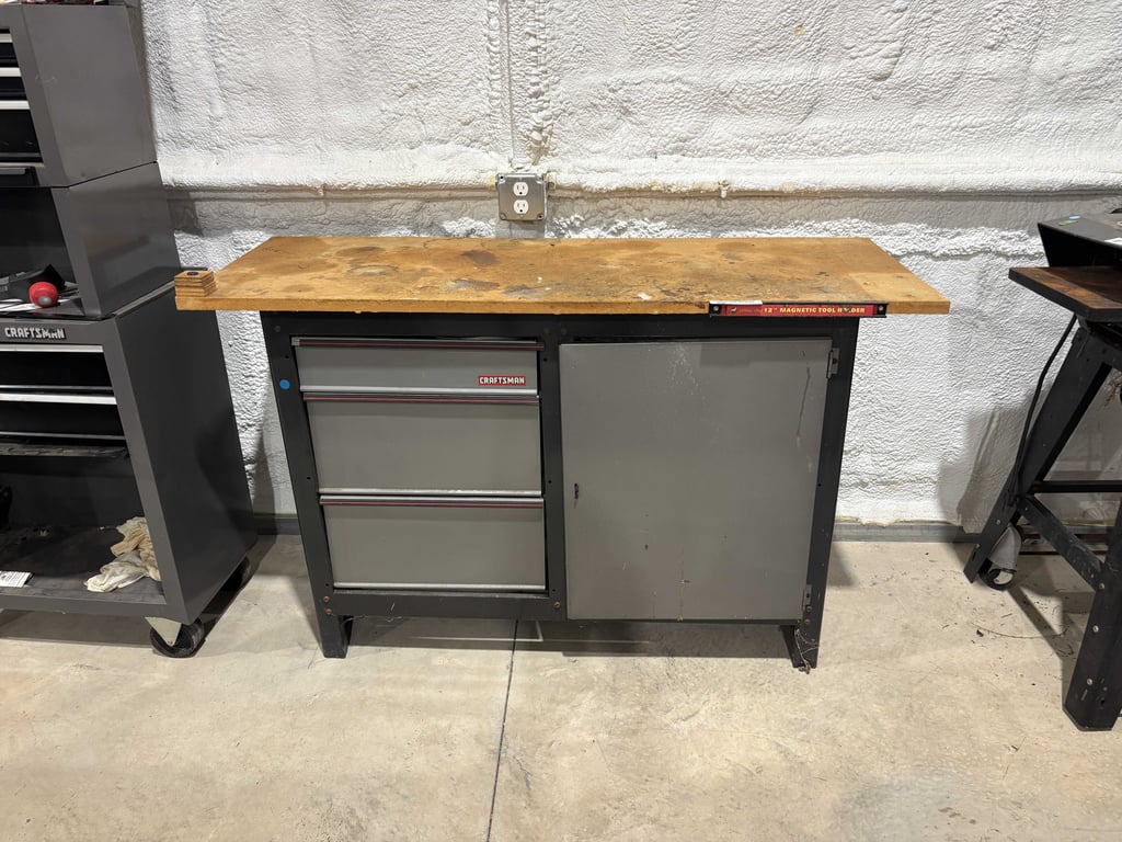 Craftsman 3 drawer work table