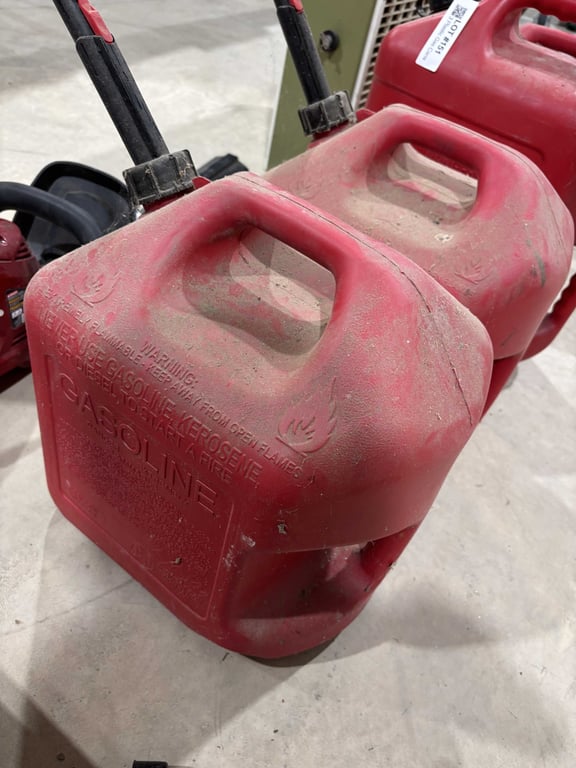 3 Plastic Gas Cans - Image 2