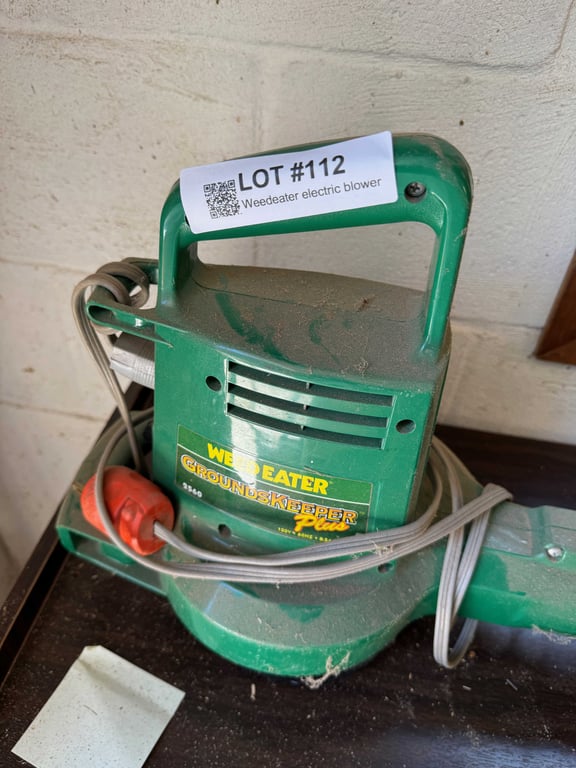 Weedeater electric blower - Image 2