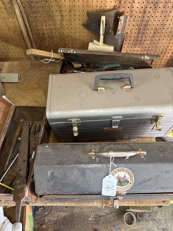 4 Tool boxes with content