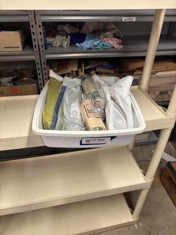 Tote of grease guns 