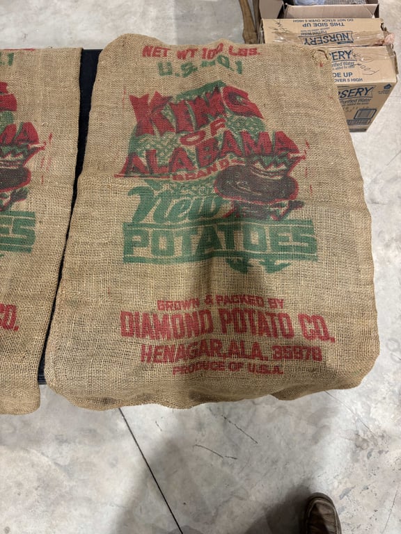 3 Burlap Sacks - Image 2