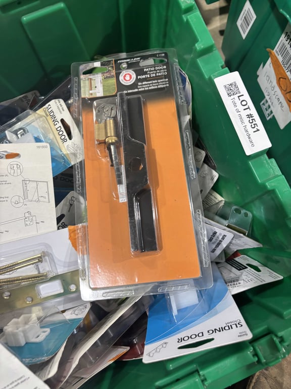 Tote of misc hardware - Image 8