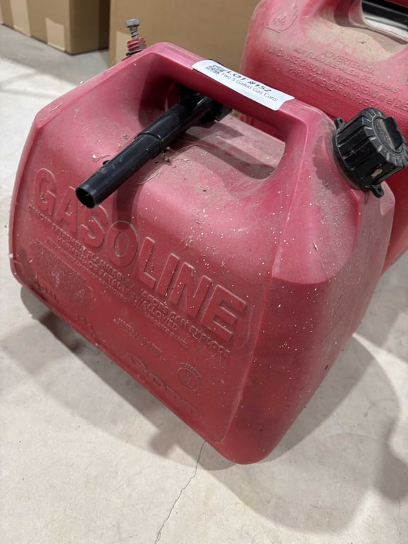 Two 5 Gallon Gas Cans - Image 2
