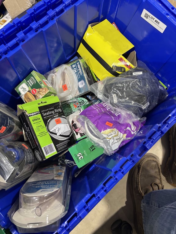 Tote of Antifreeze handpump kits, wood lids - Image 2