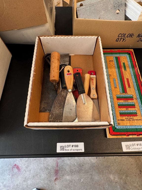Box of scrapers