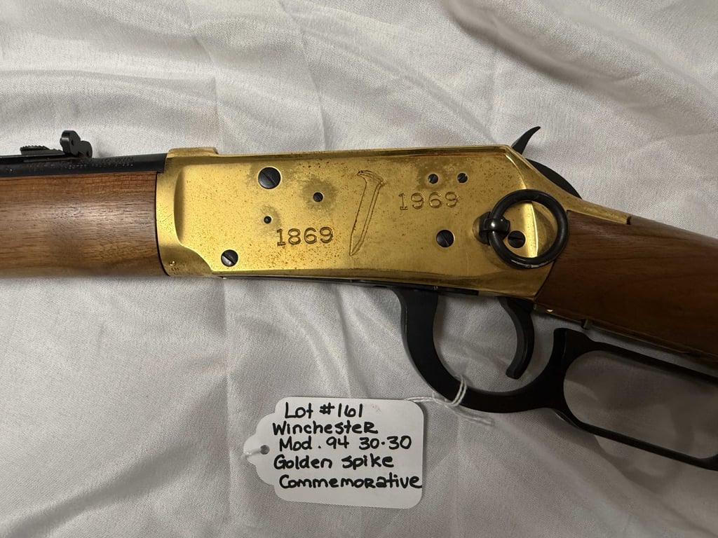 WINCHESTER MOD 94 30-30 GOLDEN SPIKE COMMEMORATIVE - Image 2