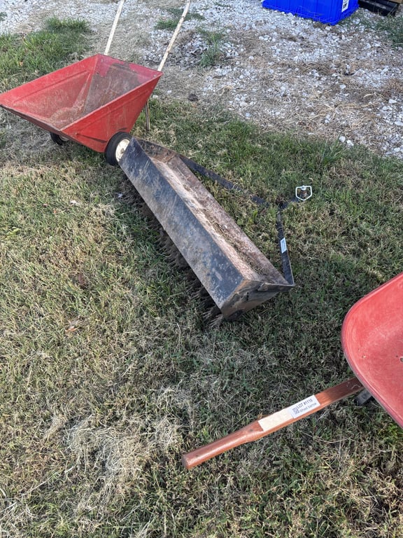 Pull behind aerator