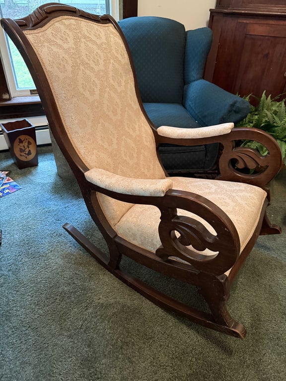 STATESVILLE TALL BACK ROCKING CHAIR - Image 2