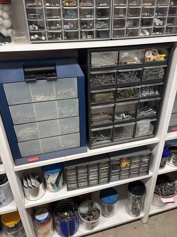 Hardware contents of 3rd white shelves - Image 3