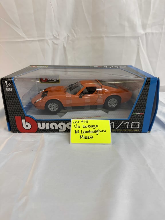 1:18 BURAGO 68 LAMBORGHINI MIURA