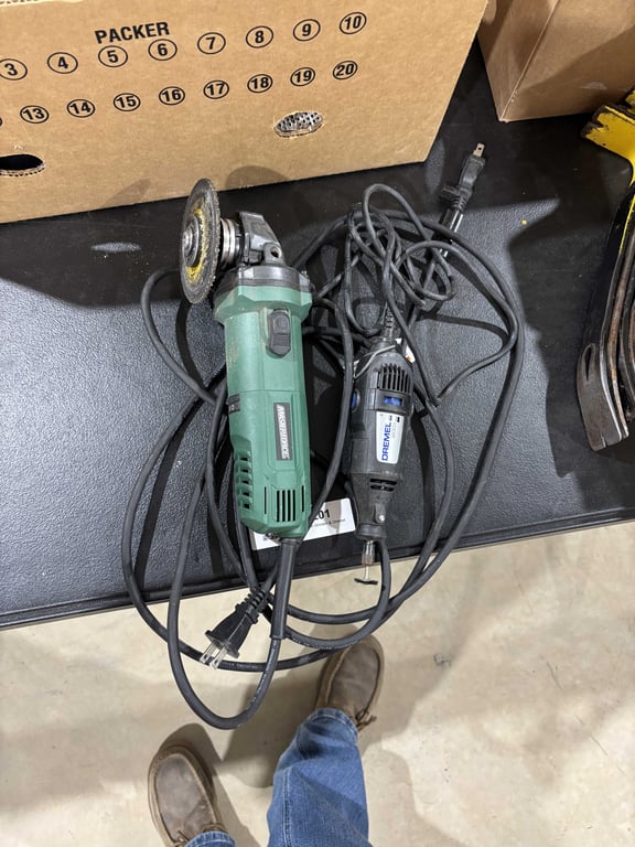 Masterforce Angle Grinder & Dremel 