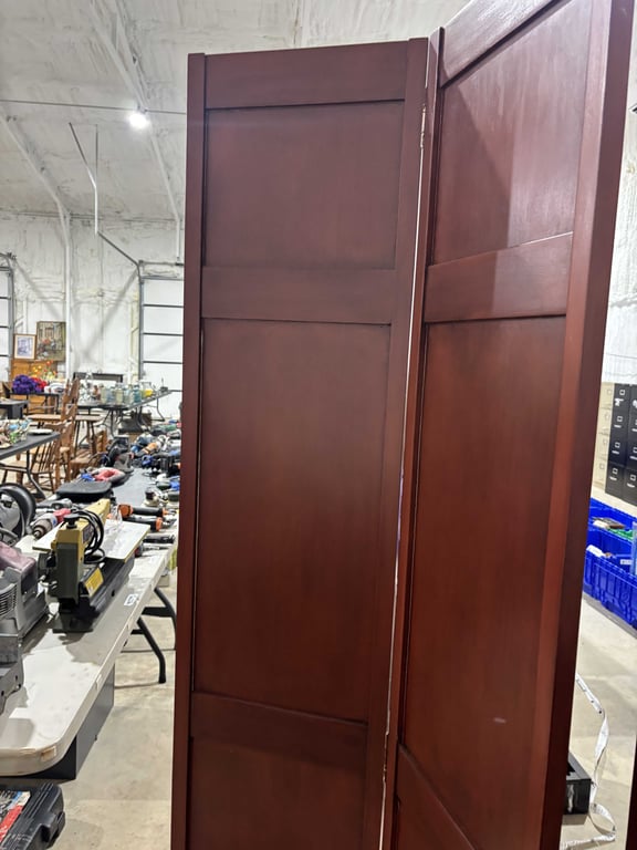 Pair of Matching Wooden Room Dividers - Image 5