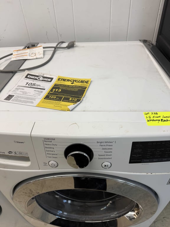 LG FRONT LOAD WASHING MACHINE - Image 2