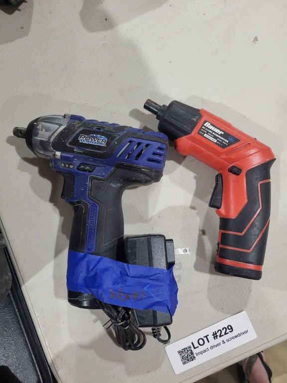 Impact driver & screwdriver