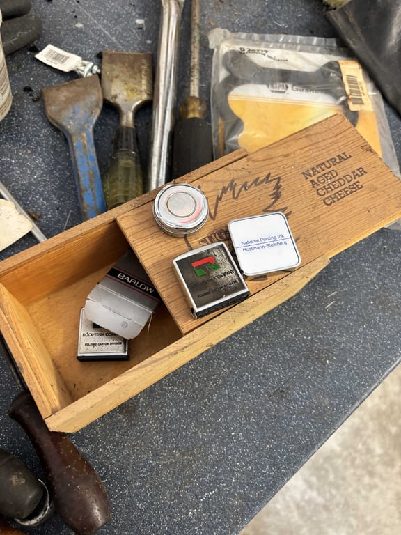 Contents of Blue Tabletop and Pegboard Above - Image 4