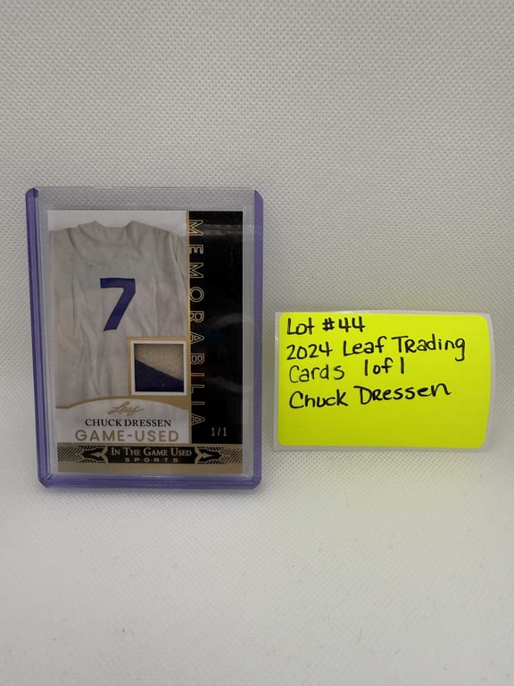 2024 LEAF TRADING CARDS 1 OF 1 CHUCK DRESSEN