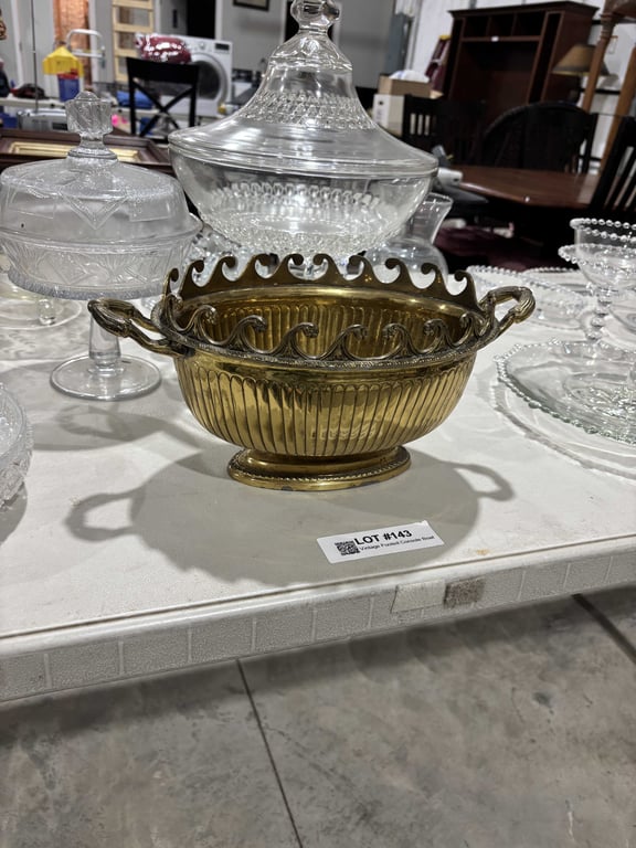Vintage Footed Console Bowl