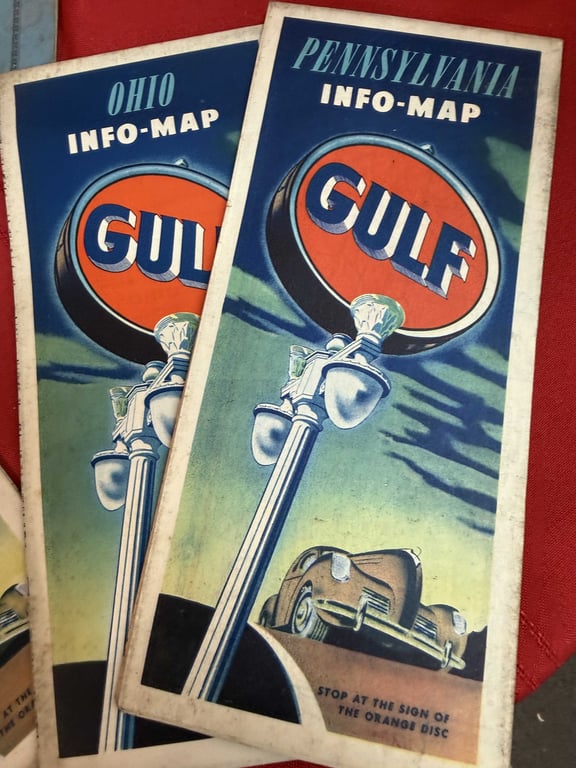 GROUPING MINING STICKERS,57 BLFD. BAND & GULF MAPS - Image 7