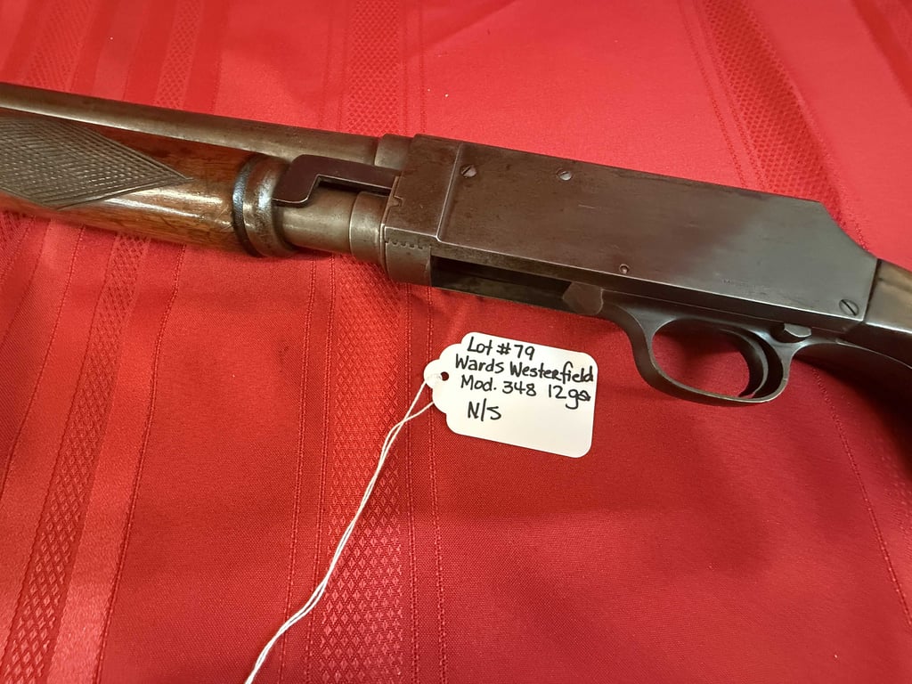 WARDS WESTERFIELD MOD. 348 12 GA. S/N 19472 - Image 2