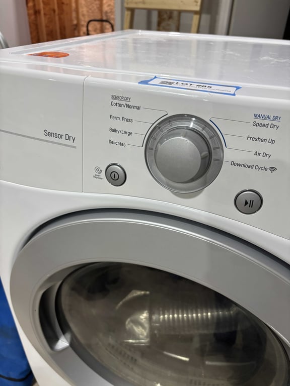 LG Front Load Dryer and Pedestal - Image 3