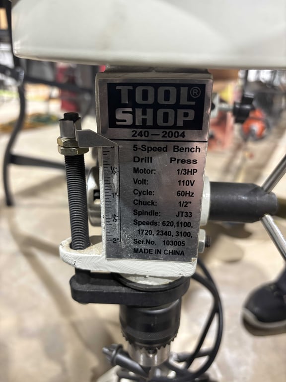 Tool Shop 5 Speed Drill Press - Image 3