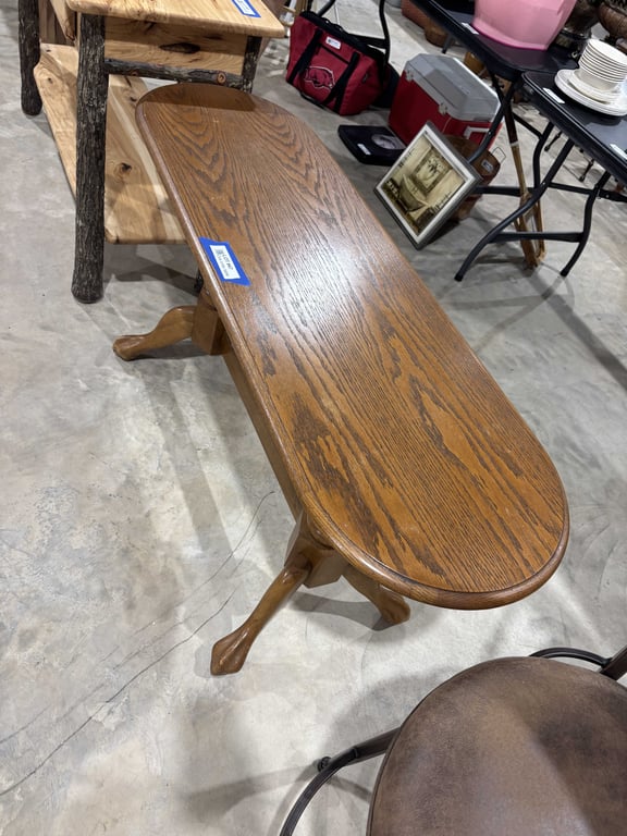 Oak entry table - Image 2