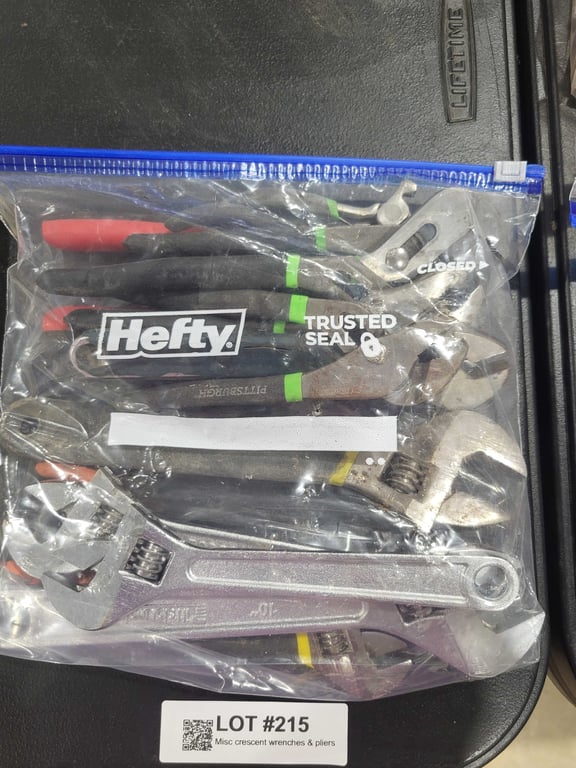Misc crescent wrenches & pliers