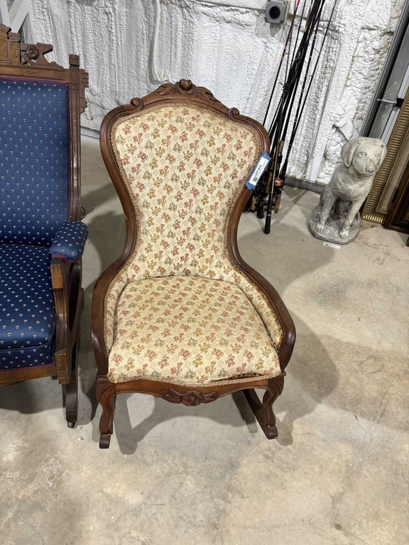 Antique Balloon Back Nursing Chair