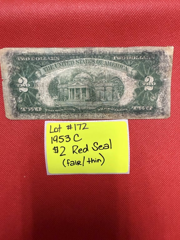 1953 C $2 RED SEAL - Image 2