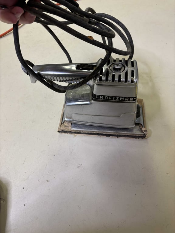 Craftsman Corded Sander and Metal Box - Image 2