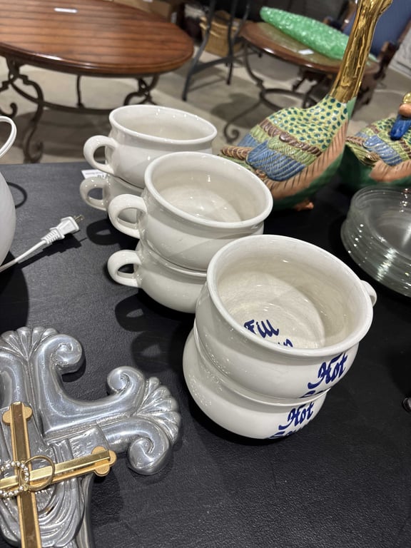 6 Clay Design Soup Bowls