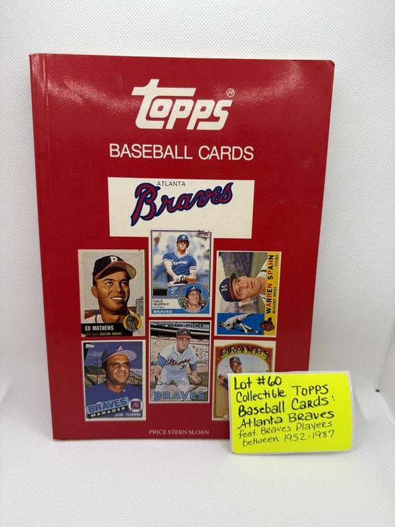 COLLECTIBLE "TOPPS BASEBALL CARDS :  ATLANTA BRAVES" BOOK