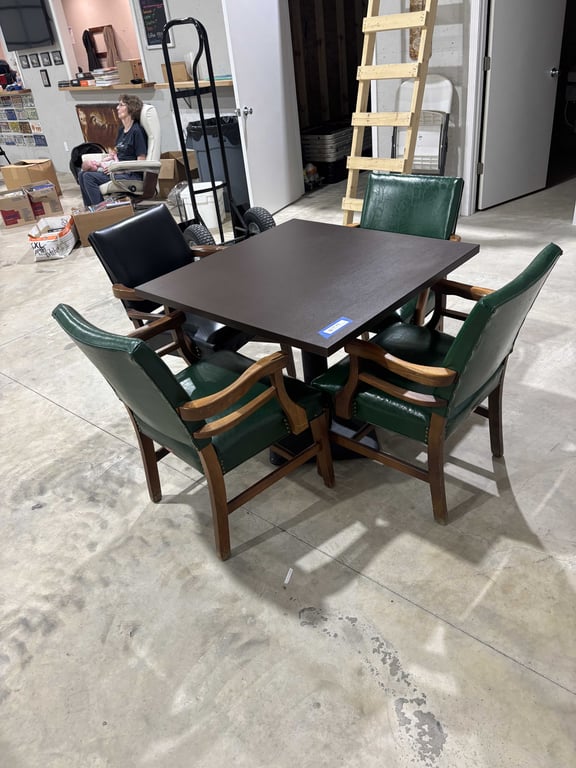 Square Dining Table & 4 Chairs - Image 2