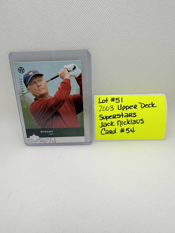 2003 UPPER DECK JACK NICKLAUS