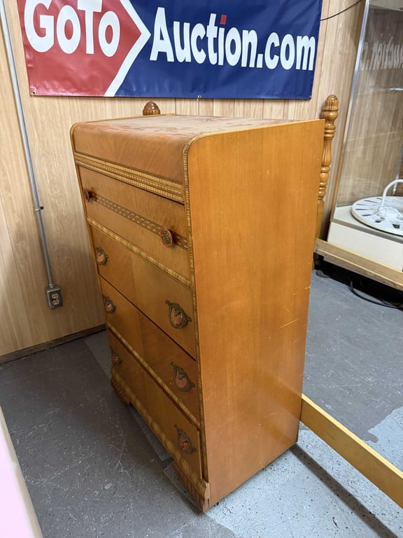 WATERFALL BED W/CHEST OF DRAWERS - Image 2