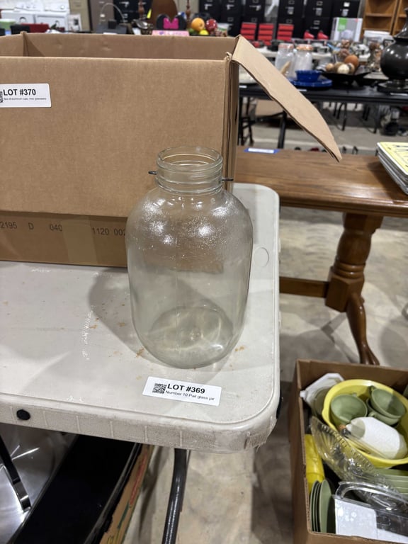 Number 10 Pail glass jar