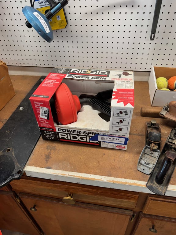 Ridgid power spin snake