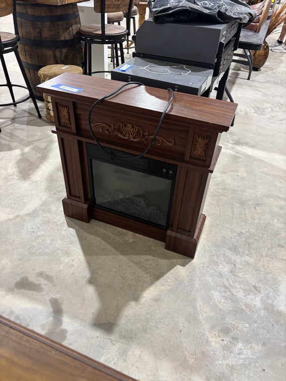 Electric fireplace & cabinet