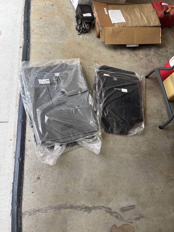 New floor mats