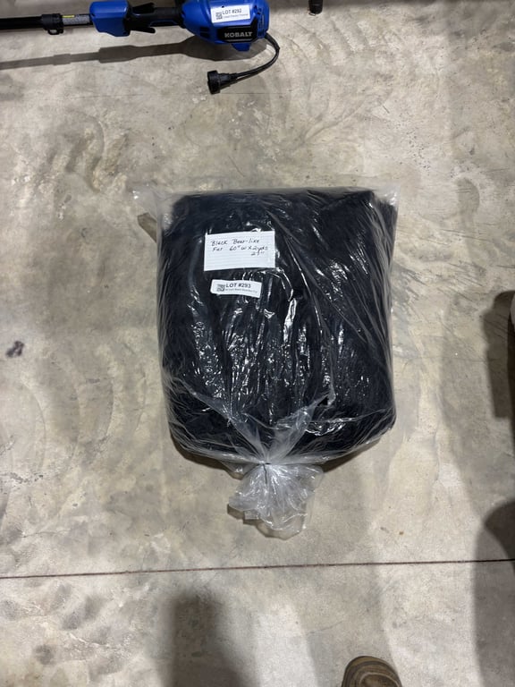 60 Inch Black Bearlike Fur  